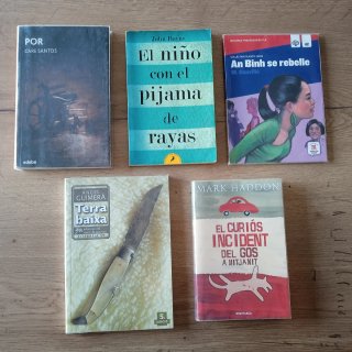 Lote 5 libros juveniles y escolares