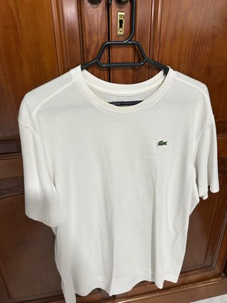 Camiseta Lacoste Blanca Talla L