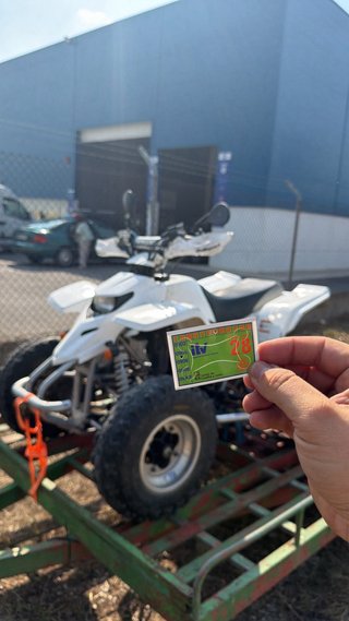 Quad Yamaha Blaster Blanco