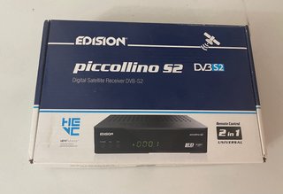 Descodificador Satélite Edision Piccollino S2 DVB-