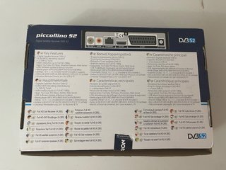 Descodificador Satélite Edision Piccollino S2 DVB-