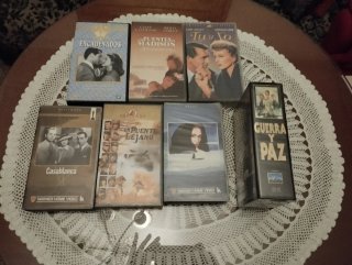Colección 7 Películas DVD/VHS (Español)