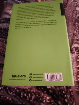 Libro Terra Baixa, literatura catalana