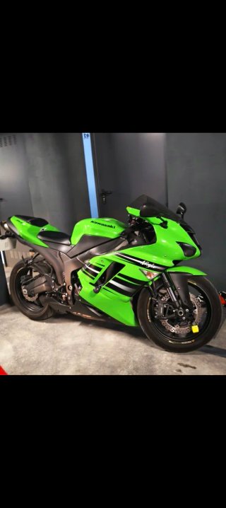 Kawasaki ZX6R 2007 Verde