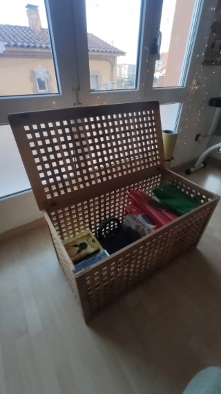Baúl de madera HOL IKEA