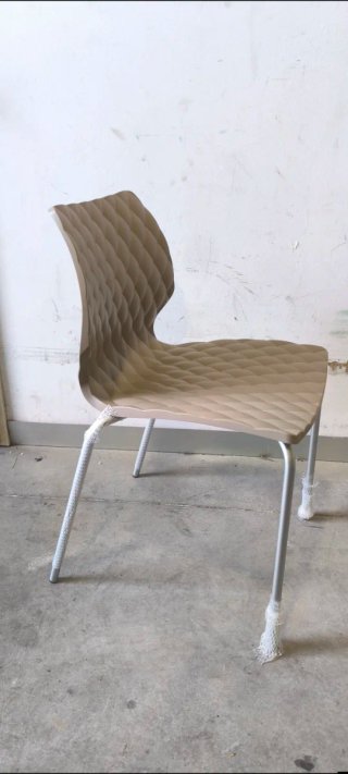 10 Sillas Comedor Metalmobil Beige