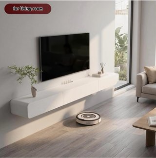 Mueble TV flotante blanco 160cm