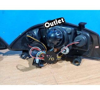 PK FAROS SEAT IBIZA 6L 02-08 DAYLIGHT CROMADOS INTERMITENTE