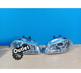 PK FAROS SEAT IBIZA 6L 02-08 DAYLIGHT CROMADOS INTERMITENTE