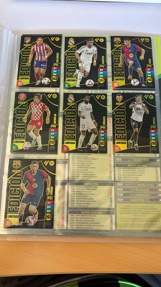 Lote 7 Cromos Panini Adrenalyn XL 24/25