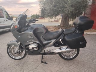 BMW R 1150 RT gris, cuidada y equipada