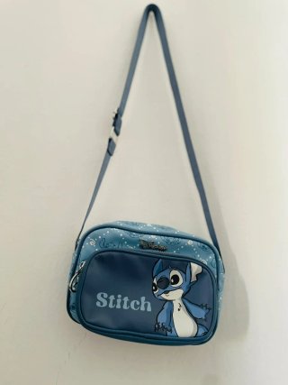 Bolso Disney Stitch Azul Mediano