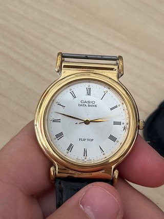 Casio Data Bank Reloj Dorado y Negro