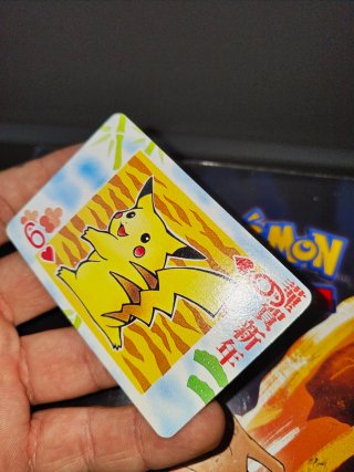 Carta Gioco Pokemon Pikachu Vintage
