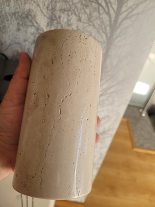 Jarrón Mármol Travetino Beige