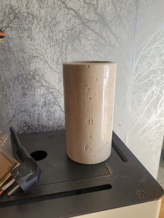 Jarrón Mármol Travetino Beige