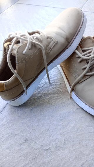Zapatos náuticos niño beige