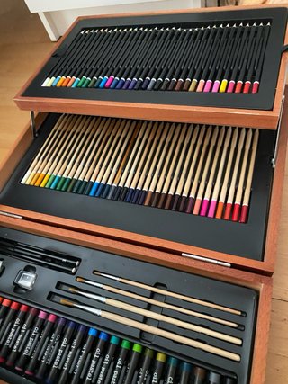 Maletín de arte completo