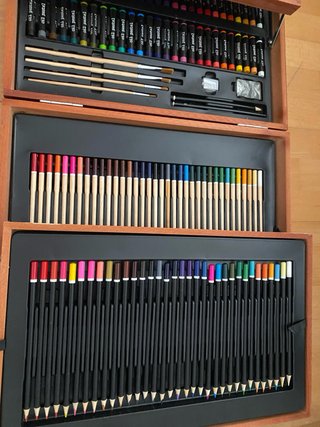 Maletín de arte completo