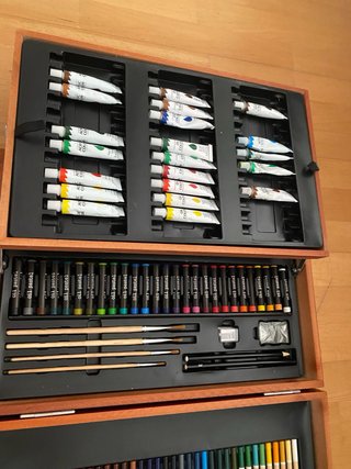 Maletín de arte completo