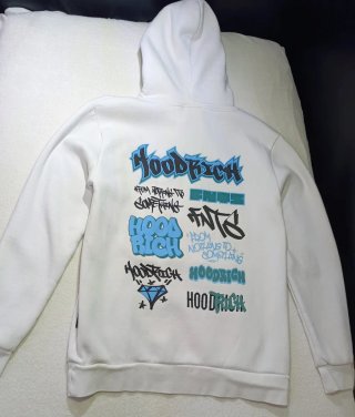 Felpa Hoodrich Bianca - Taglia S