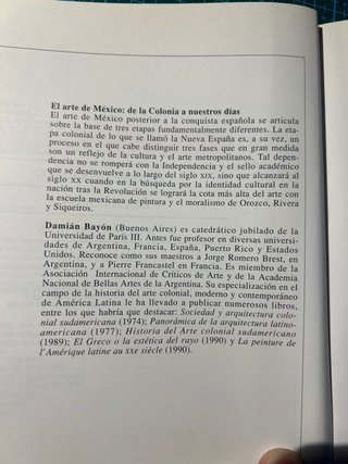 El Arte de México De la Colonia a Nuestros Días