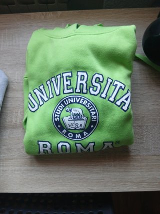 Sudadera Verde Universitaria Roma