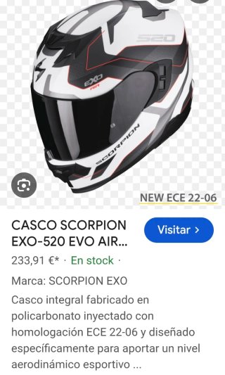 Casco Scorpion EXO-520 Air