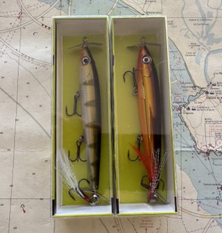 Lote 2 señuelos Rapala X-Rap Prop 11 cm - 323