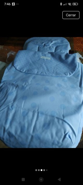 Saco Carricoche Naf Naf Azul Bebé