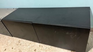 Mueble pared IKEA madera negro