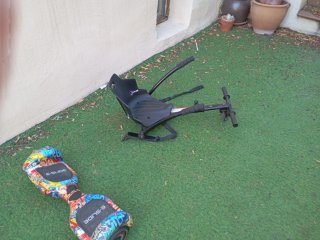 Hoverboard E-Slide es678 con asiento kit kart k700