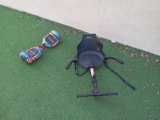 Hoverboard E-Slide es678 con asiento kit kart k700