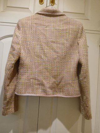 Chaqueta Americana Rosa Jaspeada