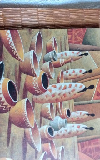 2 Cuadros Decorativos África Bambú