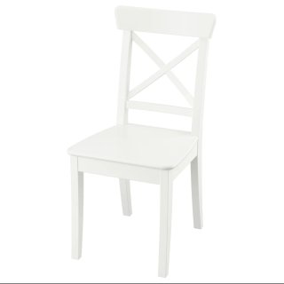 Conjunto 4 Sillas Ikea Madera Blanca