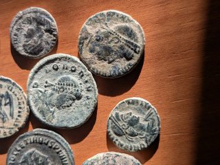Lote 18 monedas romanas