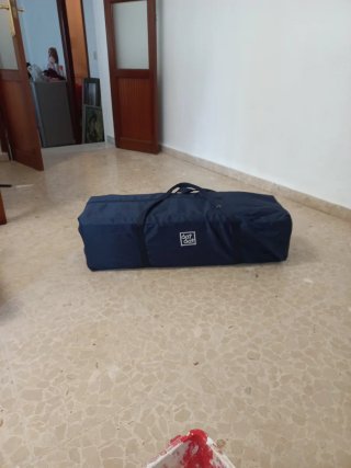 Cuna de viaje con colchón y funda
