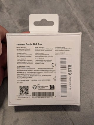 Realme Buds Air7 Pro Precintados Blancos