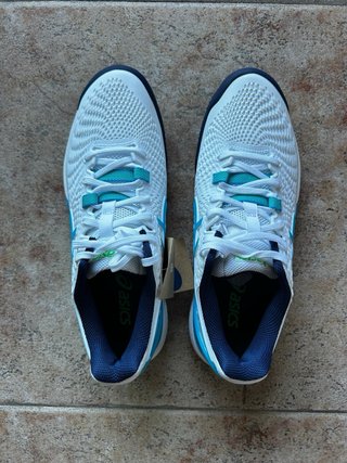 Asics Gel Resolution 9 Clay Azul Blanco