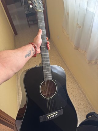 Guitarra Acústica Fender Negra