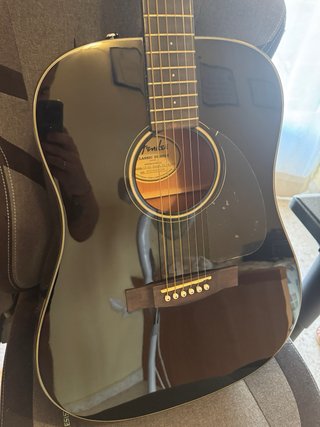 Guitarra Acústica Fender Negra