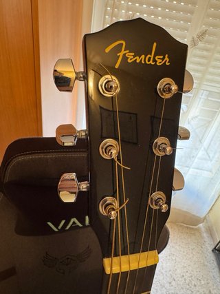 Guitarra Acústica Fender Negra