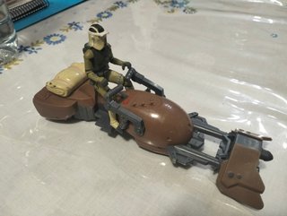 Moto Speeder Star Wars con Figura