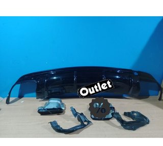 PK DIFUSOR MERCEDES CLA C117 16-19 LOOK AMG NEGRO BRILLO + C