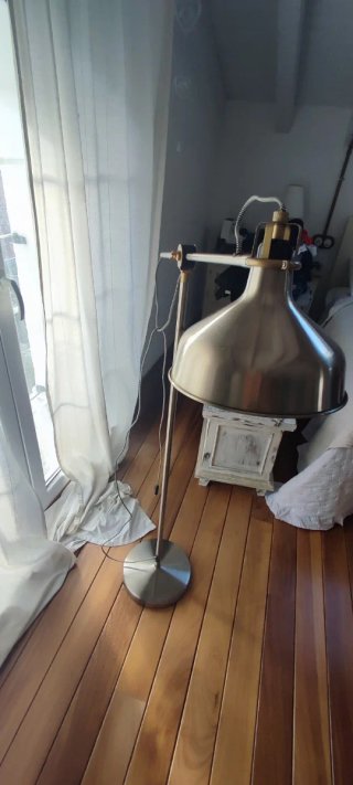 Lámpara de pie Ikea Metal Plata