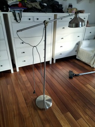 Lámpara de pie Ikea Metal Plata