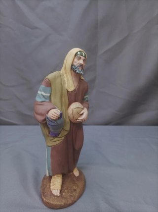 Figura Hebreo con Cántaro y Pan 20cm