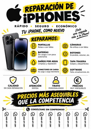 REPARACIONES iPHONES