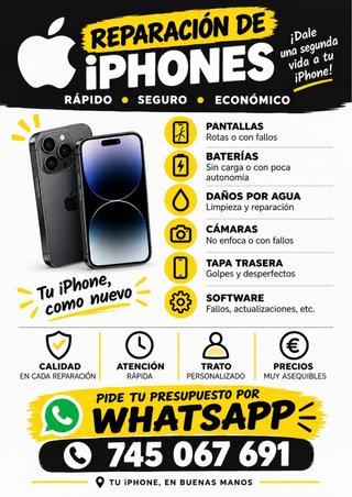 REPARACIONES iPHONES